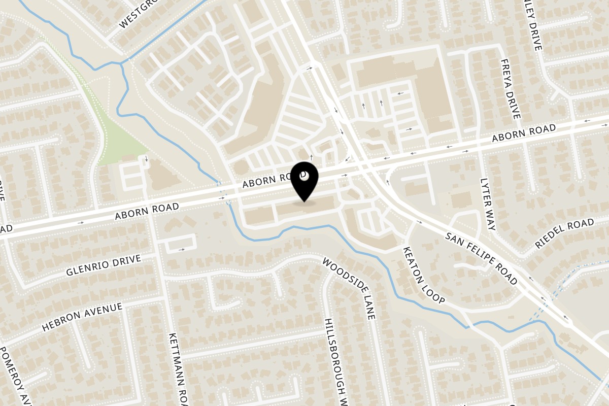Map showing the location of TacoMania Evergreen (2760 Aborn Rd) on 2760 B Aborn Rd in San Jose